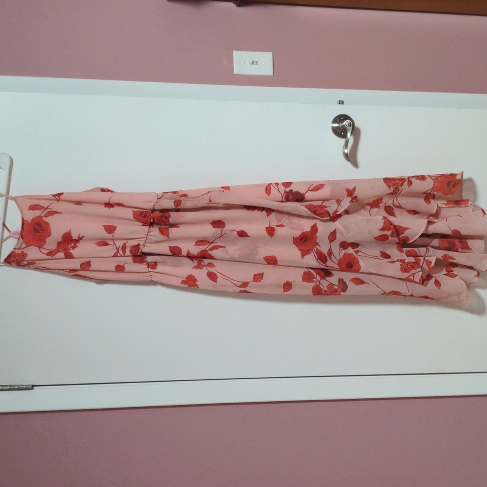 Lush Dress Pink Red Size Medium